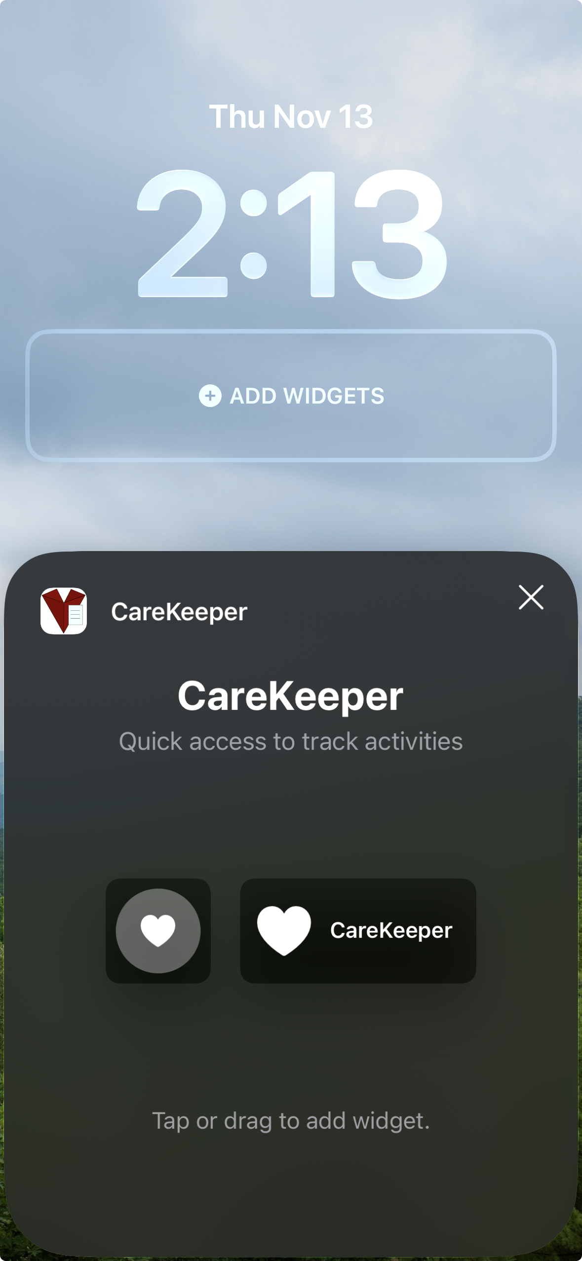iOS lock screen launcher