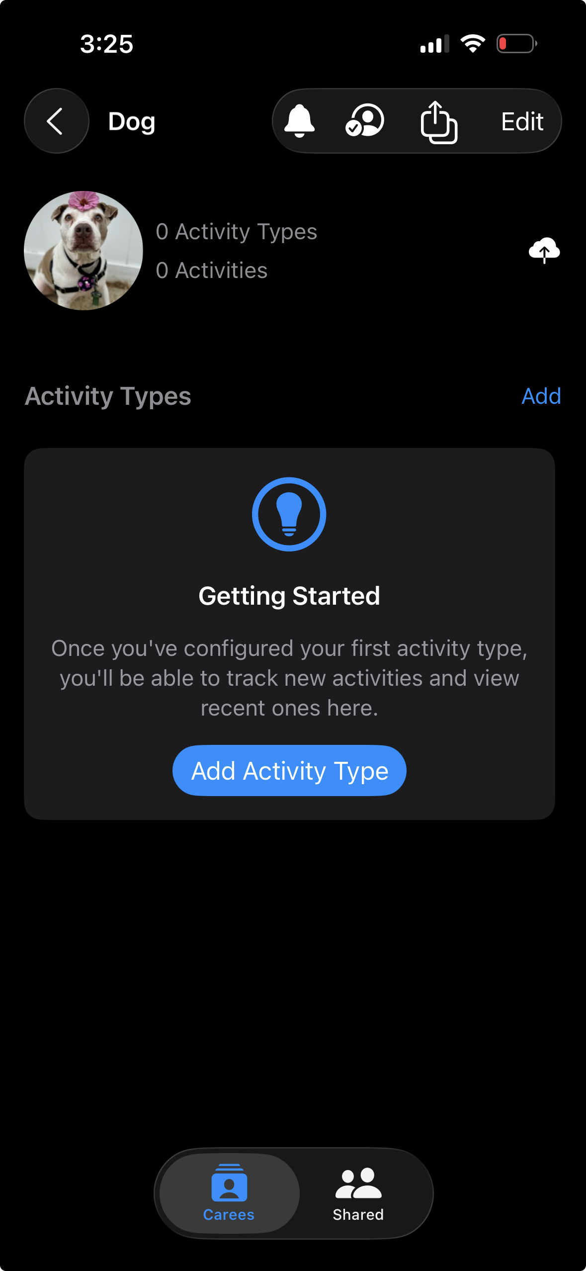 New caree detail view
