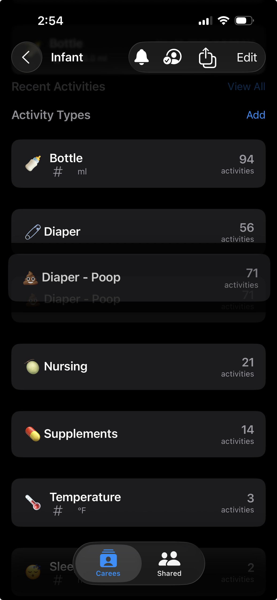 Reordering with drag handles