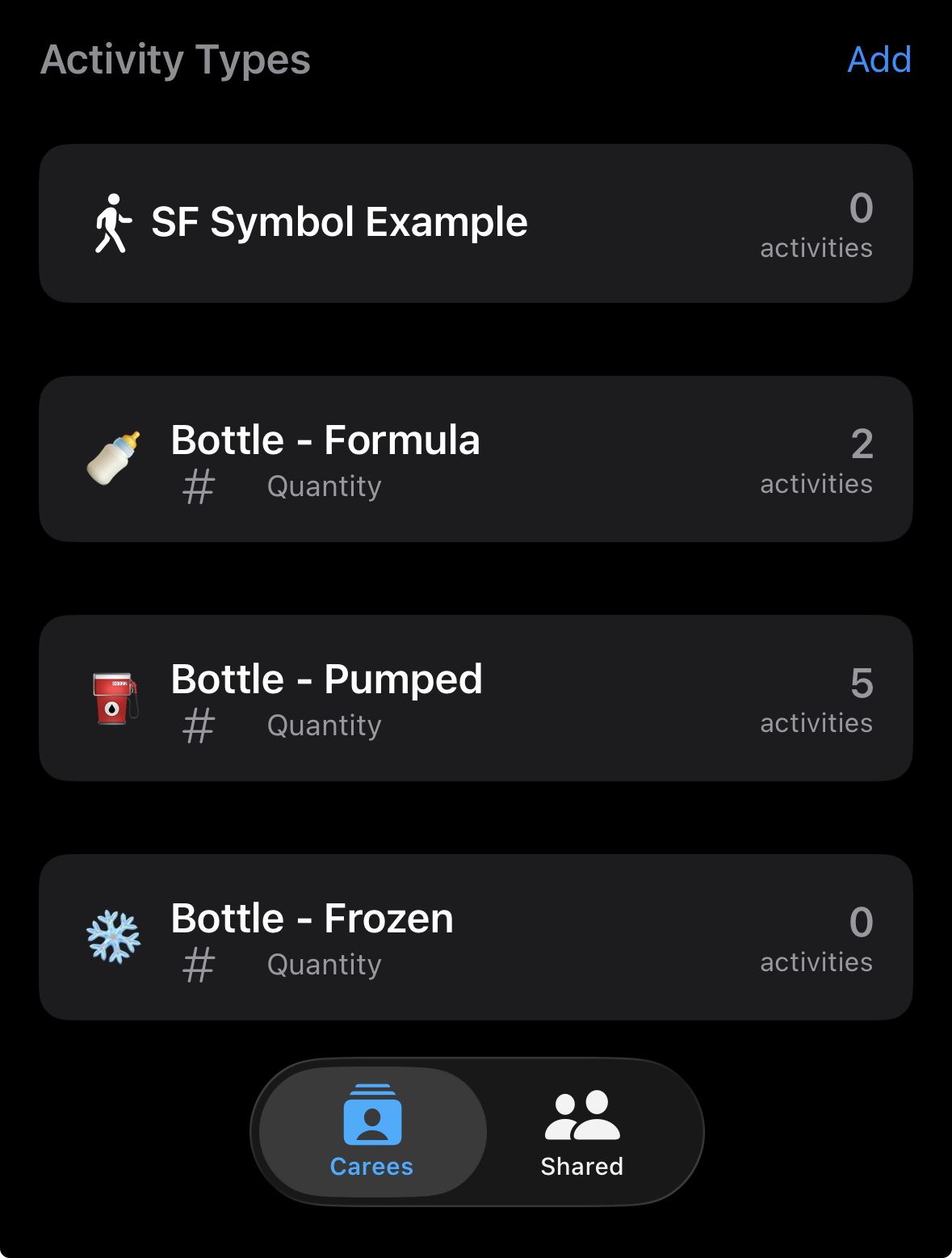 SF Symbol selection - display