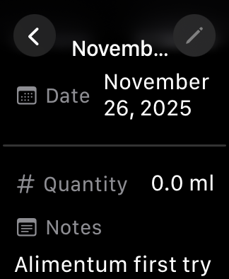 Watch activity detail view - 2