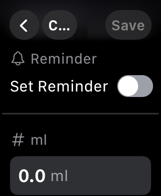 Watch edit activity screen 2