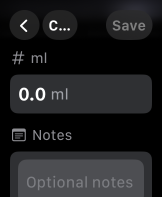 Watch edit activity screen 3